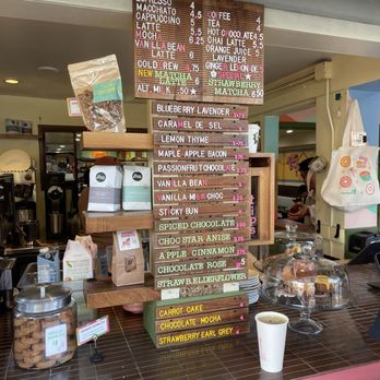 Dynamo Donut & Coffee - Menu. Vegan items in green. Yellow is gluten free. - Coffee & Tea Near Me - San Francisco, California Dynamo Donut & Coffee - Menu. Vegan items in green. Yellow is gluten free. - Coffee & Tea Near Me - San Francisco, California