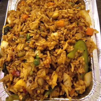 Teng's Restaurant - Basil Fried Rice. Really delicious, slightly spicy fried rice with tons of Wok Hei flavor. Great dish to order. - Chinese Near Me - Levittown, New York