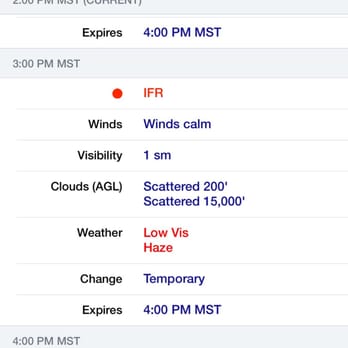 Provo Airport - FAA requires 1/4 mile visibility and 200' cloud ceiling to fly. Canceled flight at 1 mile visibility and 200'-15,000 cloud ceiling - Airports Near Me - Provo, Utah Provo Airport - FAA requires 1/4 mile visibility and 200' cloud ceiling to fly. Canceled flight at 1 mile visibility and 200'-15,000 cloud ceiling - Airports Near Me - Provo, Utah