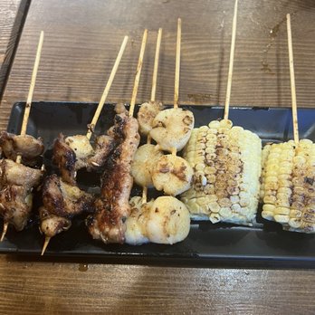 Mr. ChopStix - Chicken soft bone, Scallops and grilled corn. - Chinese Near Me - Las Vegas, Nevada Mr. ChopStix - Chicken soft bone, Scallops and grilled corn. - Chinese Near Me - Las Vegas, Nevada