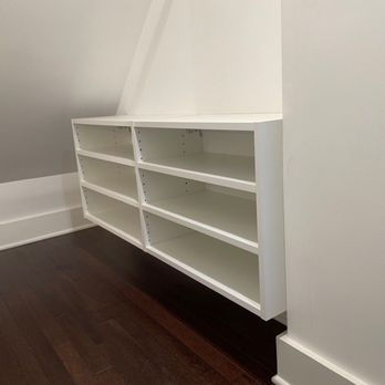 Closet Craft - Master closet 1 shelves - Cabinetry Near Me - Watertown, Massachusetts