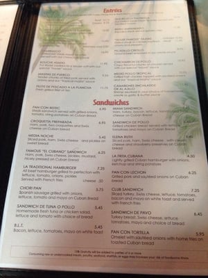 Menu photo 7 Cubavana Cafe Restaurant Cutler Bay, FL