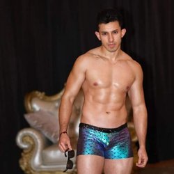Ms Limon V - From the 3rd annual charity fashion show irvin wears marina trunks