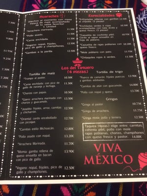 Menu photo 1 Gastro Taqueria Barcelona, B