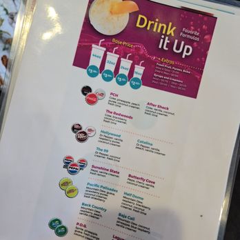 Suck it Up Soda Shop - Menu - Juice Bars & Smoothies Near Me - Bakersfield, California Suck it Up Soda Shop - Menu - Juice Bars & Smoothies Near Me - Bakersfield, California