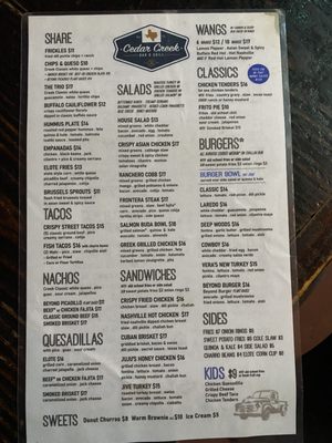 Menu photo 7 Cedar Creek Houston, TX Menu photo 7 Cedar Creek Houston, TX