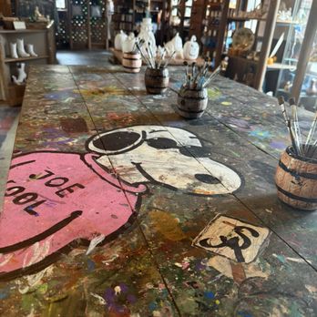 The Bottle House - Work table - Art Galleries Near Me - Buena Park, California The Bottle House - Work table - Art Galleries Near Me - Buena Park, California