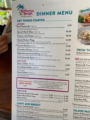 Menu photo 3 Bahama Breeze Fort Myers, FL