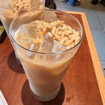 Manhatto - genmaicha barley milk tea - Japanese Near Me - New York, New York Manhatto - genmaicha barley milk tea - Japanese Near Me - New York, New York