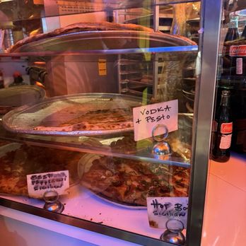 Scarr's Pizza - Vodka pesto $6 - Pizza Near Me - New York, New York Scarr's Pizza - Vodka pesto $6 - Pizza Near Me - New York, New York