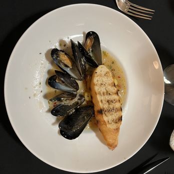 Cress Restaurant - Steamed PEI Mussels Roasted potatoes, nduja, local sweet pep, chicken stock, white wine, butter, garlic, shallots and garlic bread - Seafood Near Me - DeLand, Florida Cress Restaurant - Steamed PEI Mussels Roasted potatoes, nduja, local sweet pep, chicken stock, white wine, butter, garlic, shallots and garlic bread - Seafood Near Me - DeLand, Florida