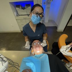 Pacific Dental Center - Dr. Tiffany  cleaning my teeth!