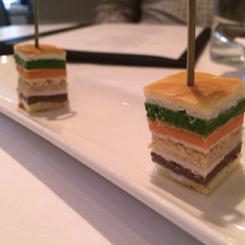 Le Papillon - Amuse Bouche #1: Veggie Pave - French Near Me - San Jose, California