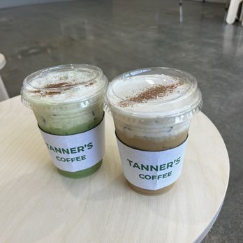 Tanner's Coffee - Banana Cream Top Latte (16oz) Banana Cream Top Matcha (16oz) - Coffee & Tea Near Me - La Mirada, California Tanner's Coffee - Banana Cream Top Latte (16oz) Banana Cream Top Matcha (16oz) - Coffee & Tea Near Me - La Mirada, California