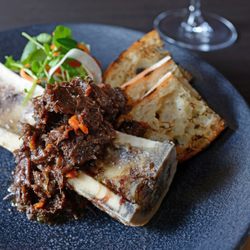 Lewis Steakhouse - Prime Roasted Bone Marrow with Wagyu Beef Cheek Marmalade