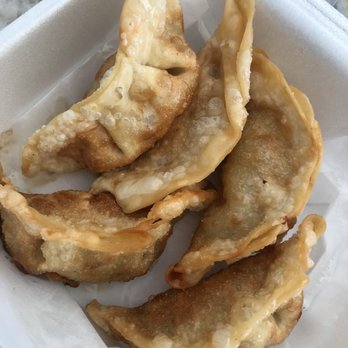Knott's Asian Cuisine - Fried gyoza from appetizers. Comes with sauce. - Asian Fusion Near Me - Navarre, Florida Knott's Asian Cuisine - Fried gyoza from appetizers. Comes with sauce. - Asian Fusion Near Me - Navarre, Florida