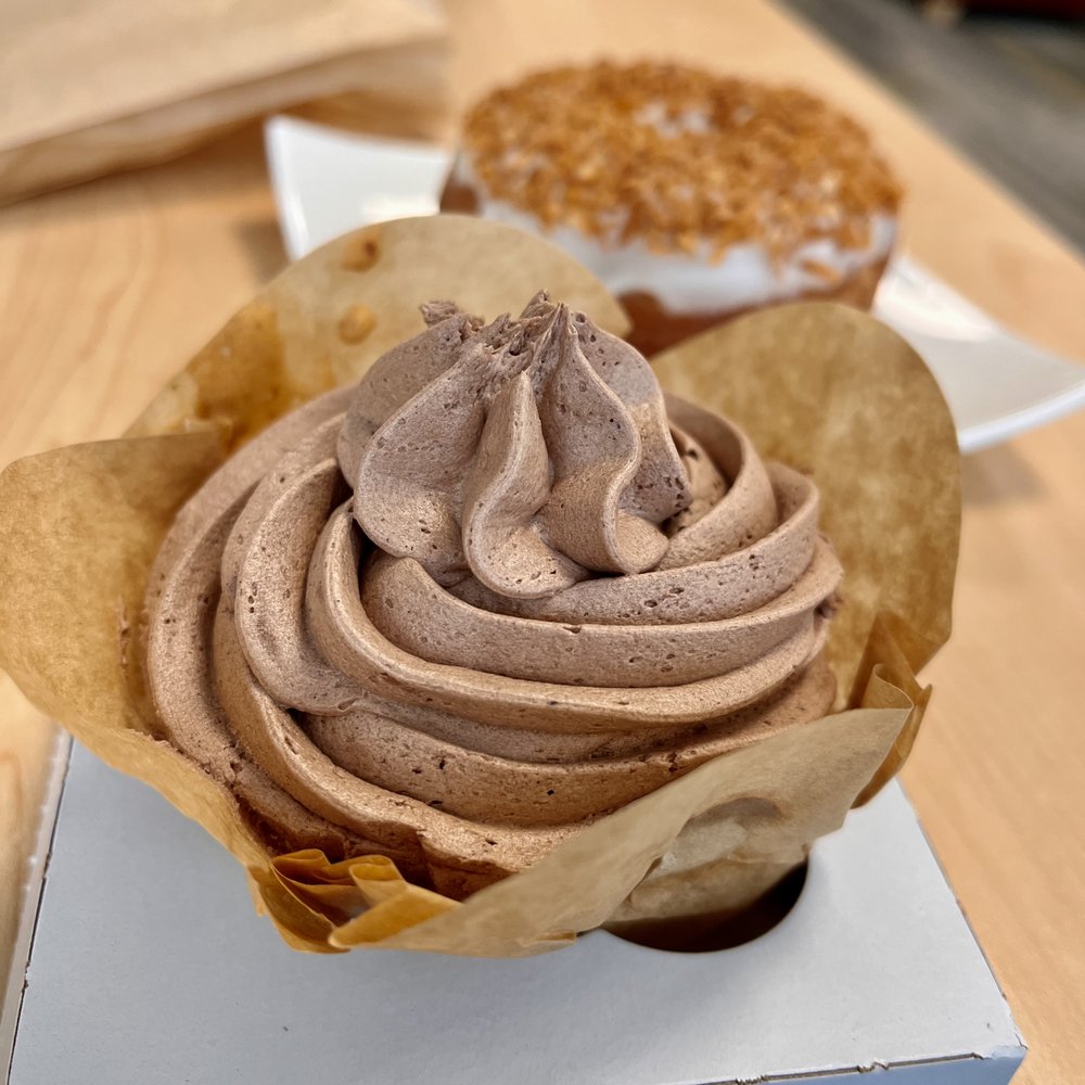 Angelhearts Donuts - Peanut Butter Cupcake - Vegan Near Me - Ithaca, New York Angelhearts Donuts - Peanut Butter Cupcake - Vegan Near Me - Ithaca, New York