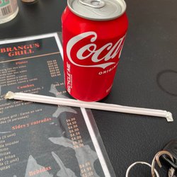 Brangus Grill - Cold Coca Cola while I wait for my cachapa.......
