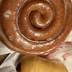 Grand Donuts - Huge cinnamon roll.