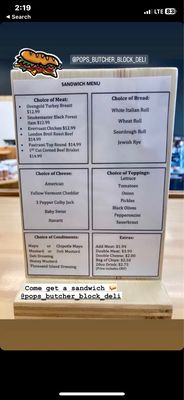 Menu photo 1 Pops Butcher Block & Deli Lancaster, CA Menu photo 1 Pops Butcher Block & Deli Lancaster, CA