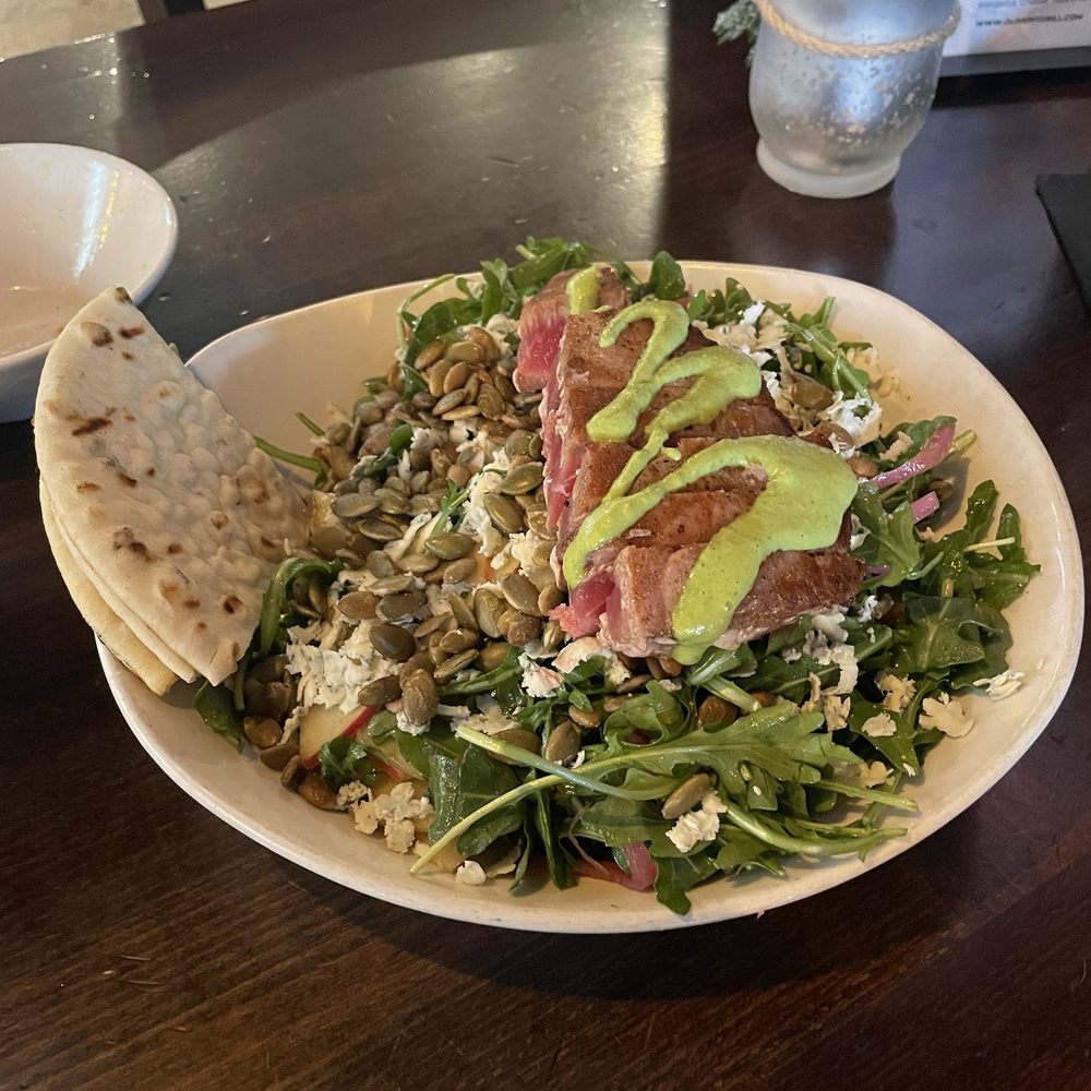 Olive Pit Grill - Rocka Salad with tuna - Mediterranean Near Me - Huntington Beach, California