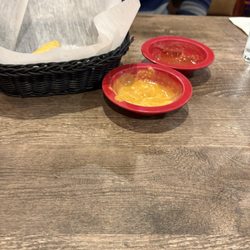 Puerto Nuevo - Complimentary chips and salsa and bean dip!