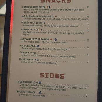Mushi Ni  - Menu - Asian Fusion Near Me - Atlanta, Georgia