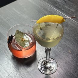Incan Old Fashioned (left) & El Picaro (right) Incan Old Fashioned (left) & El Picaro (right)