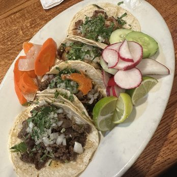 Los Bigotes De Villa - Beef & chicken tacos - Mexican Near Me - Federal Way, Washington