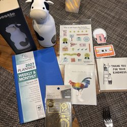 Flax Pen To Paper - My loot!!! Yes, my granddaughter was with me (eyeroll)