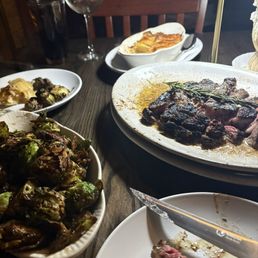 Steak and sides Steak and sides