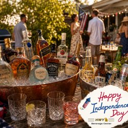 Highway 5 Beverage Center celebrates 4th of July with beer, wine, and spirits ready for BBQs, fireworks, and fun. Celebrate responsibly.