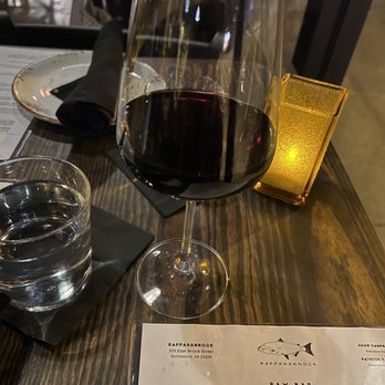 Rappahannock - Of course - a red blend is best for my dinner. - Bars Near Me - Richmond, Virginia