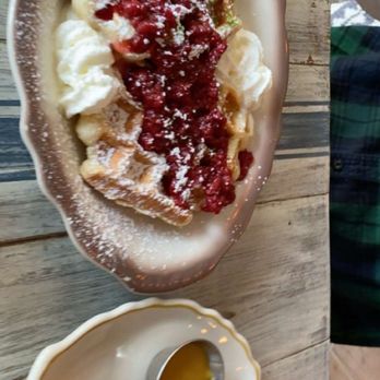 Haberdish - Waffle with compote - Southern Near Me - Charlotte, North Carolina