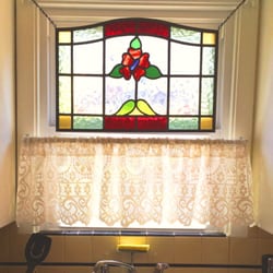 Sugar Town Art Glass - Kitchen window