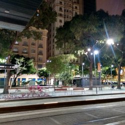 VLT - Vista da estação Cinelândia.
