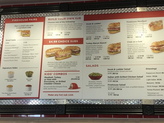 Menu photo 2 Firehouse Subs Huntington Beach, CA