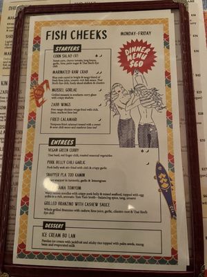 Menu photo 5 Fish Cheeks New York, NY Menu photo 5 Fish Cheeks New York, NY
