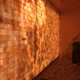 Salt room & waiting area Salt room & waiting area