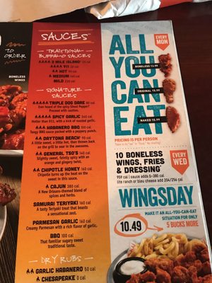 Menu photo 2 Hooters Mesquite, TX Menu photo 2 Hooters Mesquite, TX
