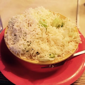 Espiau's - Salad with a mountain of cheese? What for?? Confused - Mexican Near Me - Claremont, California