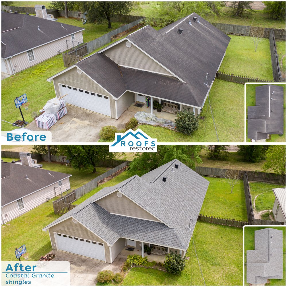 Slide of Roofs Restored