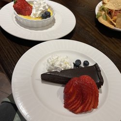 Gamefish - Crème Brûlée & Flourless Chocolate Cake
