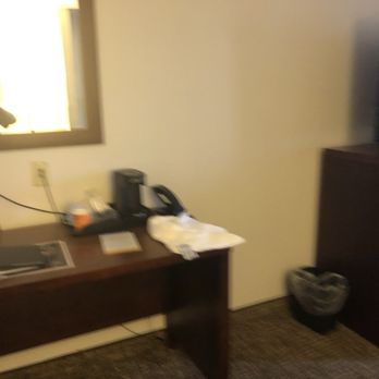 Comfort Suites - Dirty towel on desk - Hotels Near Me - Canton, Michigan Comfort Suites - Dirty towel on desk - Hotels Near Me - Canton, Michigan
