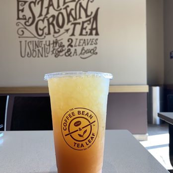 The Coffee Bean & Tea Leaf - Peach jasmine iced green tea - Coffee & Tea Near Me - San Diego, California The Coffee Bean & Tea Leaf - Peach jasmine iced green tea - Coffee & Tea Near Me - San Diego, California
