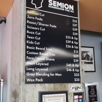 Semion Barbershop For All - Current prices - Barbers Near Me - Denver, Colorado Semion Barbershop For All - Current prices - Barbers Near Me - Denver, Colorado