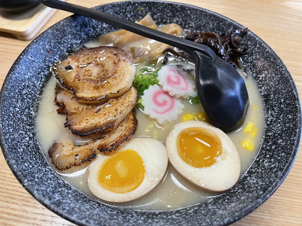 Food from Slurpin' Ramen