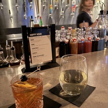 Eureka! - Buffalo trace old fashioned and white wine - Burgers Near Me - Claremont, California Eureka! - Buffalo trace old fashioned and white wine - Burgers Near Me - Claremont, California
