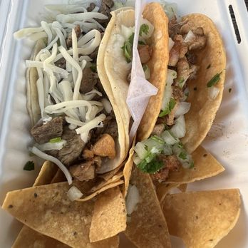 Hugo's Tacos - Asada taco (4.99) Crunchy Chicken ($4.79) - Food Stands Near Me - Atwater Village, California