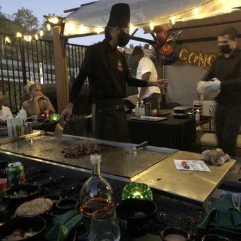 Hibachi Queens - Chef Roy entertaining! - Caterers Near Me